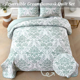 Minimalist Sleek Textured 3 Pc Bedspread & Pillow Cover Set