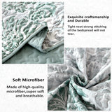 Minimalist Sleek Textured 3 Pc Bedspread & Pillow Cover Set