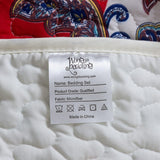 Rusty Boho floral Chic 3 Pc Bedspread & Pillow Cover Set