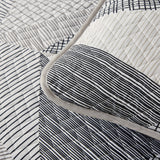 Charming urban pattern 3 Pc Bedspread & Pillow Cover Set