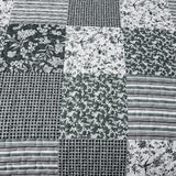 Lush Blush patch Floral 3 Pc Bedspread & Pillow Cover Set