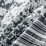 Lush Blush patch Floral 3 Pc Bedspread & Pillow Cover Set