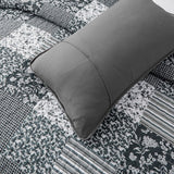 Lush Blush patch Floral 3 Pc Bedspread & Pillow Cover Set