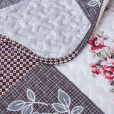 Refreshing multicolo Bloom Lightweight 3 Pc Bedspread & Pillow Cover Set