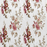 Crimson Dahlia Garden Plush 3 Pc Bedspread & Pillow Cover Set