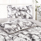 Marble Whisper Lightweight 3 Pc Bedspread & Pillow Cover Set