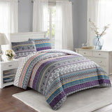 Whimsical Winter Frosty Elegant 3 Pc Comforter & Pillow Cover Set