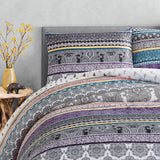 Whimsical Winter Frosty Elegant 3 Pc Comforter & Pillow Cover Set