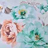 Warm Floral Comforter Set, Queen/King Size, Cozy Quilted Bedding with Pillowcases