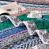 Romantic Blush green grey 3 Pc Bedspread & Pillow Cover Set