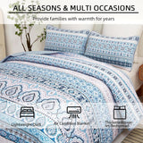 Cozy Quilted Coverlet and Pillowcases Set: A Hug for Your Bed - Queen size