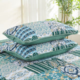 Exquisite Regal Purple 3 Pc Bedspread & Pillow Cover Set