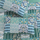 Exquisite Regal Purple 3 Pc Bedspread & Pillow Cover Set