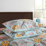 100% Cotton Golden Meadow Floral Coverlet Bedspread Set