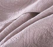 100% Cotton Embossed Lavender Bloom Haven Coverlet Bedspread Set