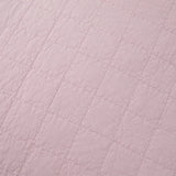 100% Cotton Embossed Pink Fringe Dream Coverlet Bedspread Set