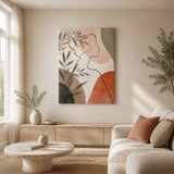 Quiet Muse Stretched Canvas Wall Art - Portrait - 60W x 120H cm