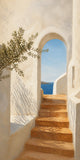 Sunlit Passage Stretched Canvas Wall Art - Portrait - 60W x 80H cm
