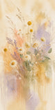 Wildflower Veil Floating Frame Canvas Wall Art - Portrait - 60W x 80H cm - White In Australia - Darrahopens