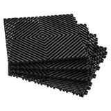 Interlocking Drainage Mat, 31 x 31 cm Modular Interlocking Cushion, 24 Pcs Splicing Drainage Mats, for Garage, Garden