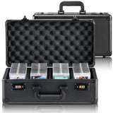 Graded Card Storage Box 4 Slot Coded Lock Carrying Case with Foam Dividers for PSA BGS SGC Sports Trading Cards Top Loaders Loose Cards In Australia - Darrahopens