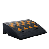 Rubber Curb Ramp 15.2 cm Rise Height Sidewalk Curb Ramp, 37 cm Width 49.1 cm Length Driveway Ramp for Curb, Buses, Bikes In Australia - Darrahopens
