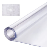 Plastic Table Cover, 48 x 48 Inch 1.5 mm Thick Clear Table Protector, Square PVC Desk Mat, Waterproof & Easy Cleaning Desk Pad Tablecloth, for Office Dresser Dining Room Table Night Stand In Australia - Darrahopens