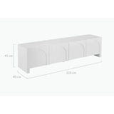 Dome White TV Unit