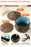 Outdoor Waterproof Cat House - Insulated, Weatherproof, Warm Shelter for Cats, Ideal for Winter Protection,Size: M 40*41cm