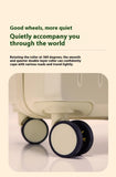 Smart Carry-On Luggage with Cup Holder & USB Charging Port - Yellow Color Spinner Suitcase for Travel Convenience  20 inch