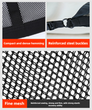 Black Car Roof Triangular Storage Net – Adjustable Ceiling Organizer for Vehicles