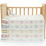 Airplane, 6-Layer Muslin Baby Blanket - Soft Cotton Bedding for Infants and Toddlers, 110x110cm