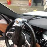 Foldable Car Steering Wheel Lock - Anti-theft Device with 2 Keys for Vehicle Protection