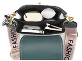 khaki Stylish Korean Minimalist Crossbody Bag - Elegant Small Square Shoulder Bag with Phone Pocket