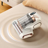 LF-LP018 Blue Cordless Mite Vacuum Cleaner with LED Display - Powerful 120W Cleaning