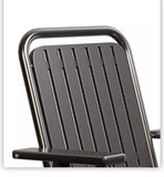 Coffee Portable Folding Chair - Outdoor Beach and Camping Recliner