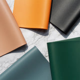 5 PCS Orange Nordic Style Leather Placemat - Anti-Slip, Heat-Resistant Table Mat 30cm x 45cm