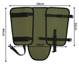 Outdoor Anti-Snake Bite Leg Guards - Hiking Camping Knee Protectors, Snow Shoe Covers, Leg Sleeves, Green
