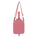 SA03 Pink Neoprene Pickleball Paddle Cover (racket not included)  - Protective Crossbody Bag with Adjustable Shoulder Strap and Fence Hook - Universal Lightweight Paddle Case for All Skill Levels