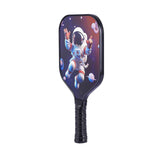 【RT-006】 Fiberglass Pickleball Paddle Set of 2 with 4 Balls and Carry Bag - 185g Single Paddle Weight - Beginner Friendly Starter Kit with Non-Slip Cushion Grip for Adults Kids and Outdoor Family Fun