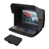 Laptop Sun Shade and Outdoor Privacy Hood - Fits Laptops up to 14 Inches Size M - Anti-Glare Screen Shield, Portable Foldable Design, Remote Work Essential for Park Beach and Outdoor Office Use