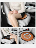 Black 360 Degree Rotating Car Seat Cushion - 53cm Nano Tech Swivel Mobility Aid - Easy Vehicle Entry and Exit for Seniors, Breathable Non Slip Ergonomic Support for Home Office and Travel