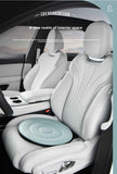 Black 360 Degree Rotating Car Seat Cushion - 53cm Nano Tech Swivel Mobility Aid - Easy Vehicle Entry and Exit for Seniors, Breathable Non Slip Ergonomic Support for Home Office and Travel