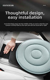 Black 360 Degree Rotating Car Seat Cushion - 53cm Nano Tech Swivel Mobility Aid - Easy Vehicle Entry and Exit for Seniors, Breathable Non Slip Ergonomic Support for Home Office and Travel