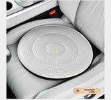Moonlight White 360 Degree Rotating Car Seat Cushion - 53cm Nano Tech Swivel Mobility Aid - Easy Vehicle Entry and Exit for Seniors, Breathable Non Slip Ergonomic Support for Home Office and Travel