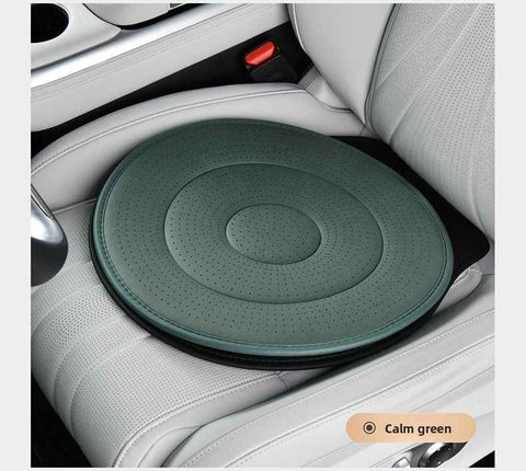 Calm Green 360 Degree Rotating Car Seat Cushion - 53cm Nano Tech Swivel Mobility Aid - Easy Vehicle Entry and Exit for Seniors, Breathable Non Slip Ergonomic Support for Home Office and Travel