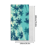 TW1 - Double-Sided Printed Beach Towel - Soft Microfiber - 100x180cm