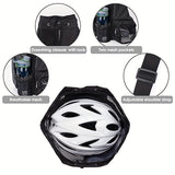 Blue Mesh Drawstring Swim Backpack with Wet Bag - Durable Beach Gym Bag for Wet Gear