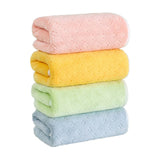 Blue-pink Oversized Double-Sided Coral Fleece Bath Towel | Soft and Absorbent, Thick & Warm, 70x140cm