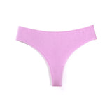3 pcs Women's Low Waist Cotton Sexy Thong Underwear size L